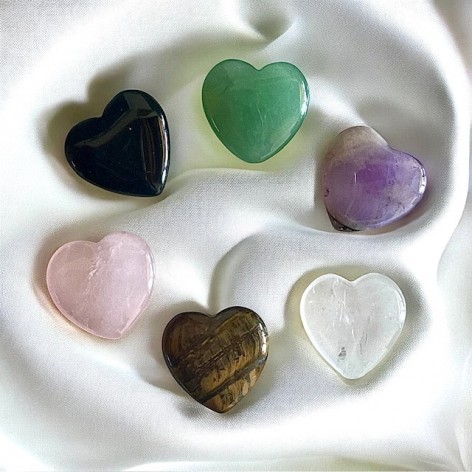 Natural stone heart