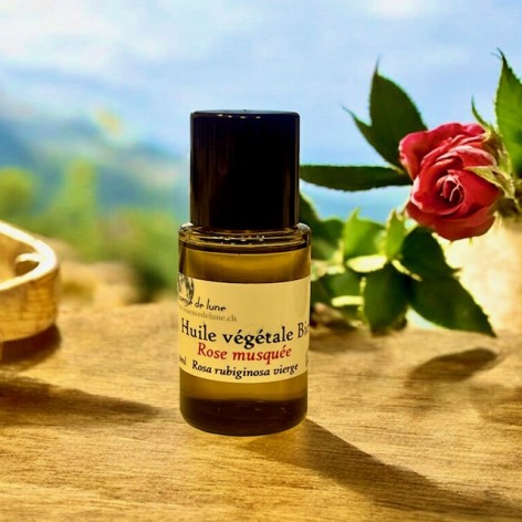 Huile végétale, rose musquée bio