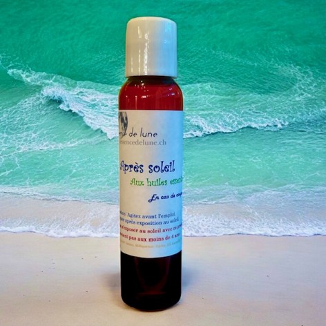 Organic after-sun oil