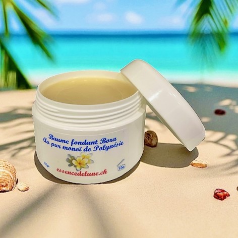 Schmelzender Balsam mit echtem Monoï