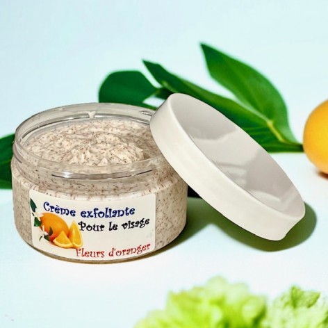 Crème exfoliante visage, Fleurs d'oranger