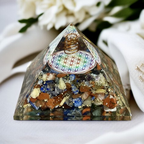Orgonit-Pyramide, Blume des Lebens