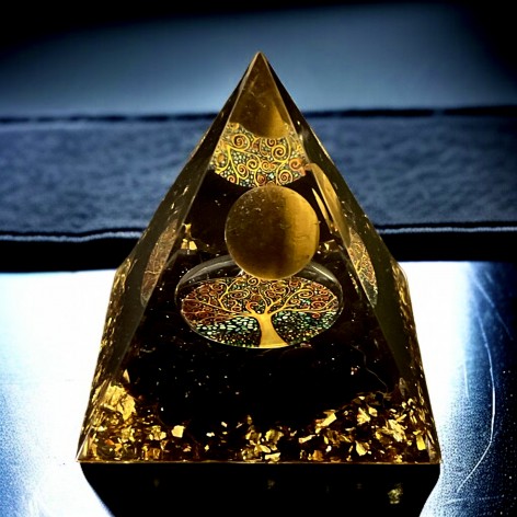 Orgonite Pyramide, Arbre de Vie