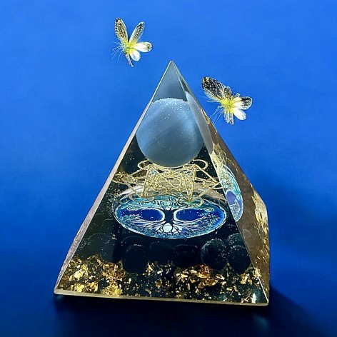 Pyramide Orgonite, Agate Reiki