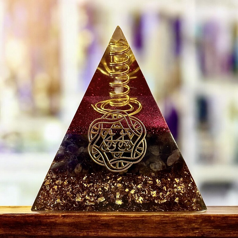 Pyramide Orgonit, Amethyst EMF 5G
