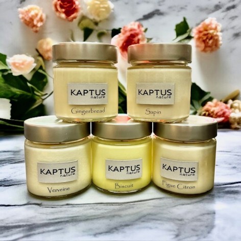 Bougie à la cire de soja, collection Intemporelle