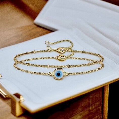 Bracelet plaqué or, Fascinant