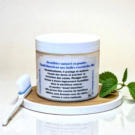 Dentifrice en poudre, émail blancheur