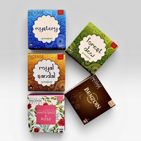Aromafume incense bricks, smokeless