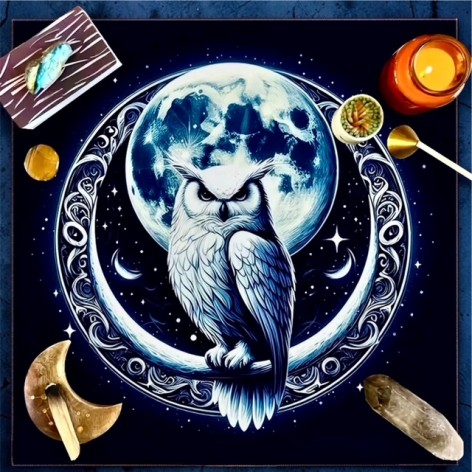 Tapis de tarot, Pleine lune