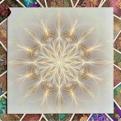 Tarot tablecloth, Mandala