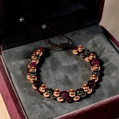Bracelet double, Grentat & Hématite
