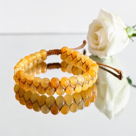 Bracelet double, Citrine